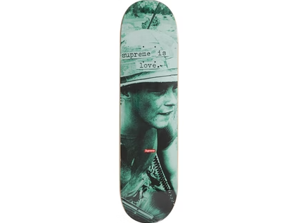 Supreme is Love Skateboard Teal