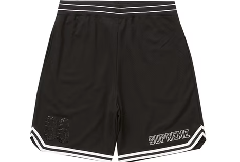 Supreme Faux Croc Basketball Short Black