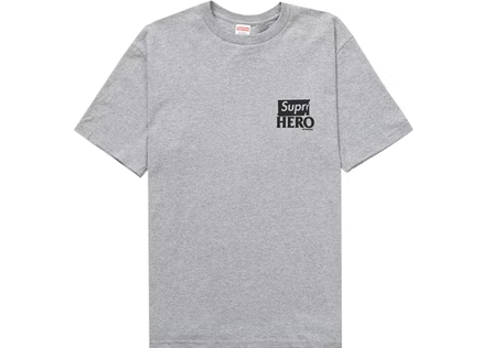 Supreme ANTIHERO Dog Tee Heather Grey (WORN)