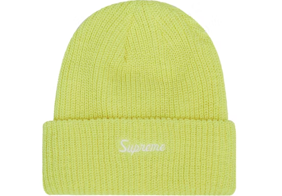 Supreme Loose Gauge Beanie Beanie (SS22) Light Lime