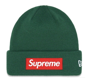 Supreme New Era Box Logo Beanie (FW22) Dark Pine