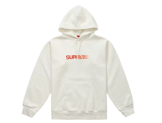 Supreme Motion Logo Hooded Sweatshirt (SS20) White