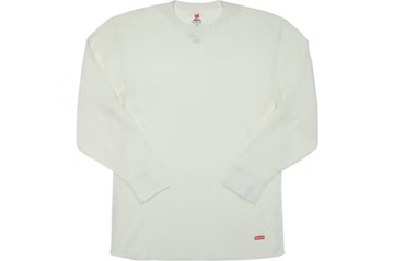 Supreme Hanes Thermal Crew (1 Pack) Natural