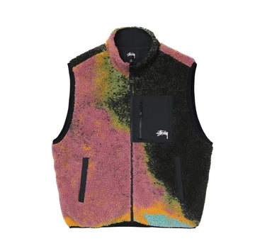Stussy Jacquard Dye Reversible Sherpa Vest