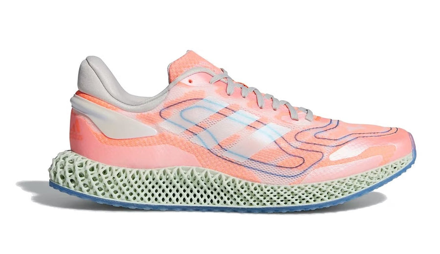 adidas 4D Run 1.0 Cloud White Signal Coral