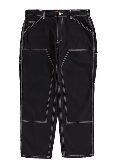 Supreme Double Knee Canvas Painter Pant Black