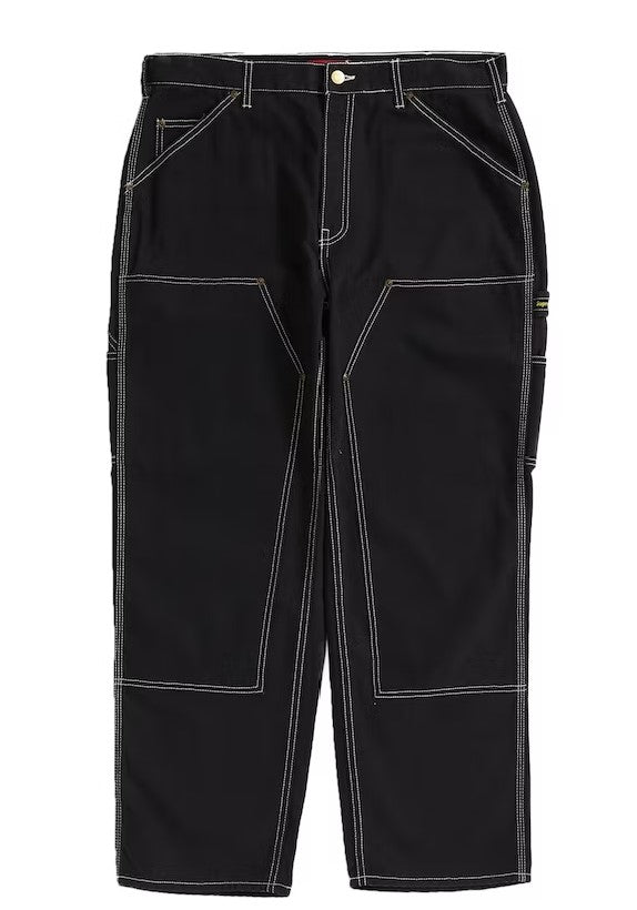 Supreme Double Knee Canvas Painter Pant Black