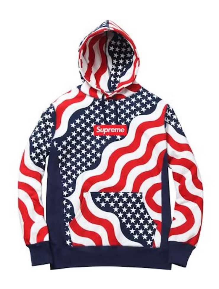 Supreme Box Logo Pullover Hoodie Multi