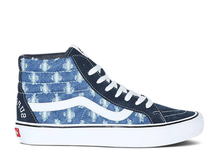 Vans Sk8-Hi Supreme Hole Punch Denim Blue