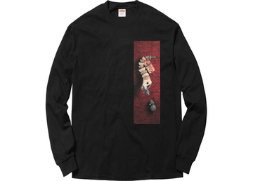 Supreme Mike Hill Snake Trap Long Sleeve Tee Black